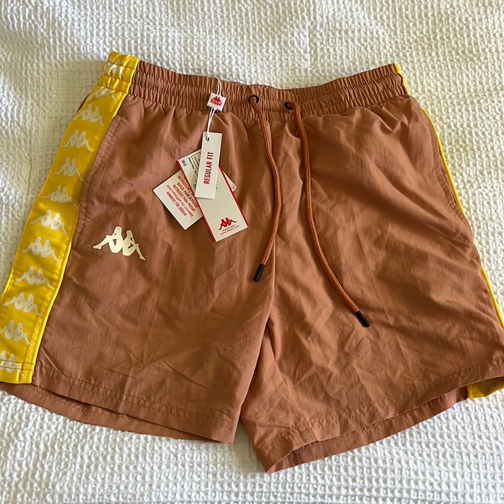 Mens Kappa Regular Fit Swim Shorts